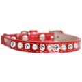 Mirage Pet Products Pearl & Clear Jewel Ice Cream Cat Safety CollarRed Size 14 625-10 RD14